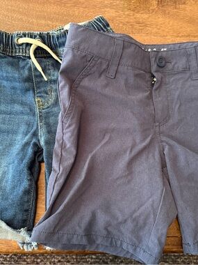 Cat & Jack Navy and Denim Kids Shorts Duo